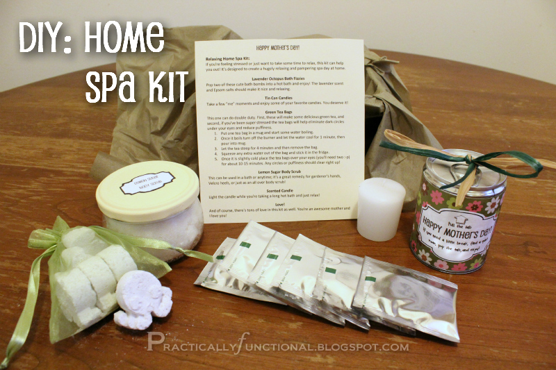Set up a stress-free oasis Mix the first four ingredients in a bowl. Then crush and tear the rose petals into tiny bits and add them to the mix. Pour your scrub into a bottle and you’re all set! Your mom is going to be blown away by your thoughtfulness when she opens up this box and sees your homemade goods.